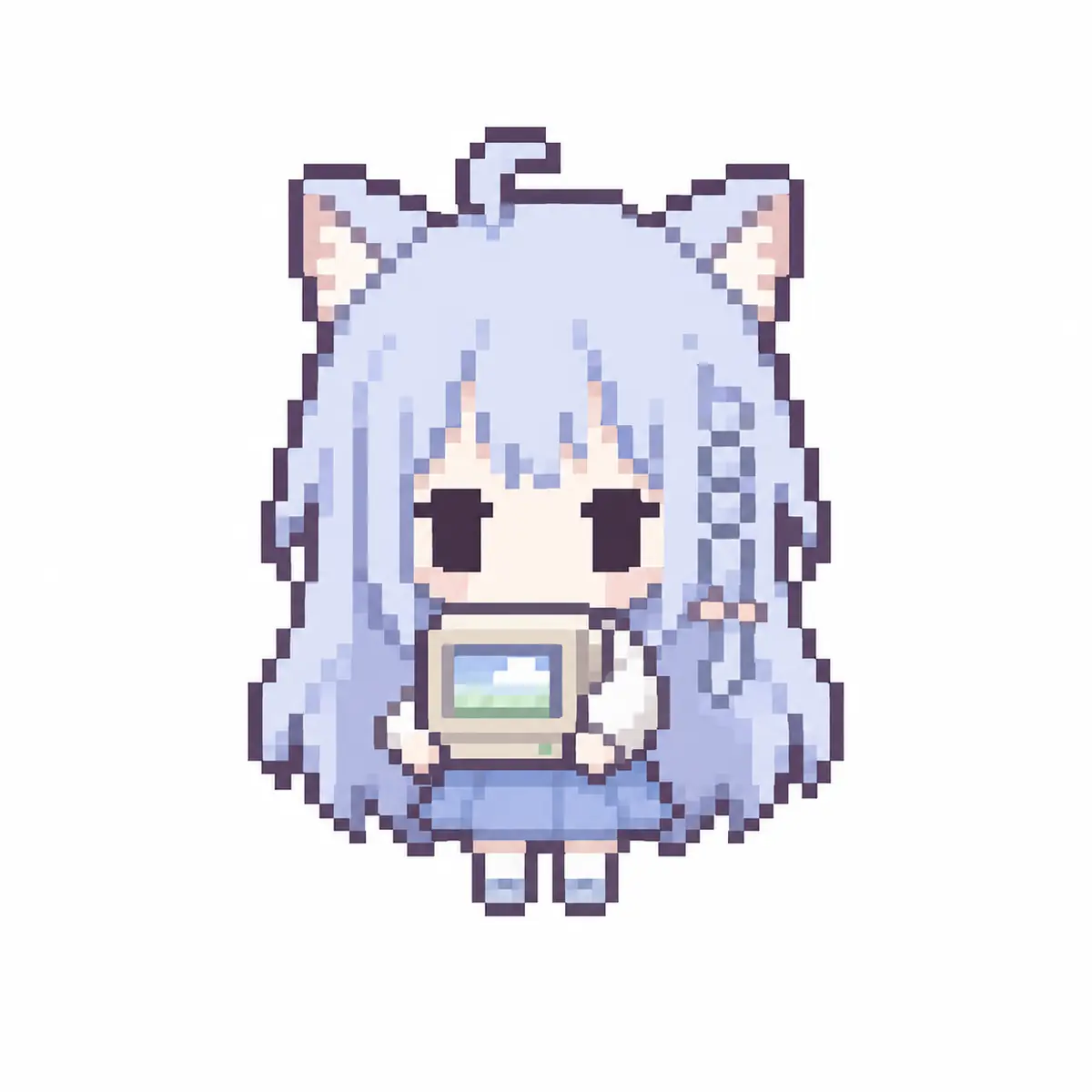 CRT少女のミニドット絵