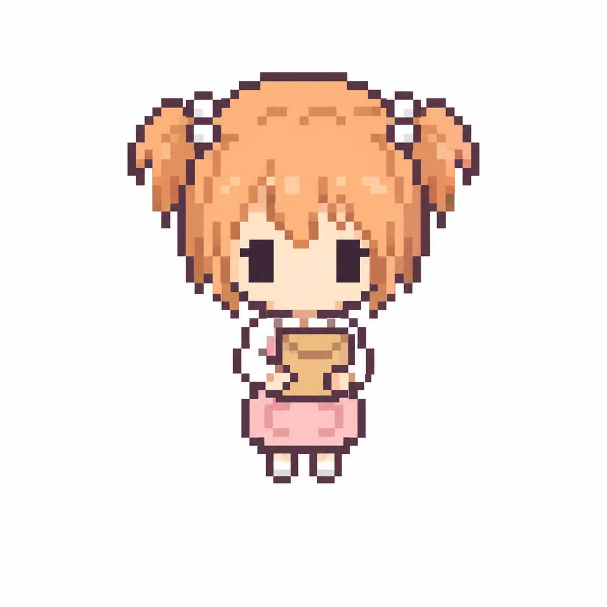 アーカイブ少女のミニドット絵